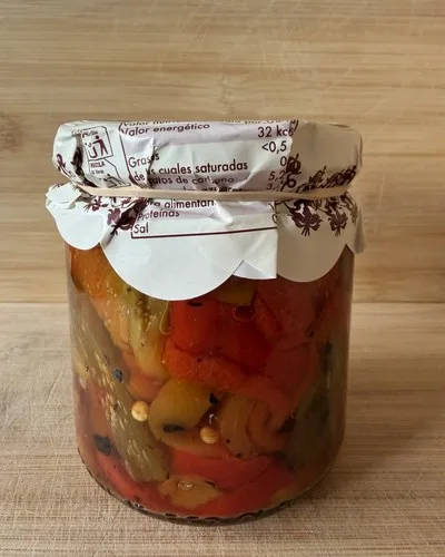 Pimiento picante suave extra asado a leña — Conservas Osés