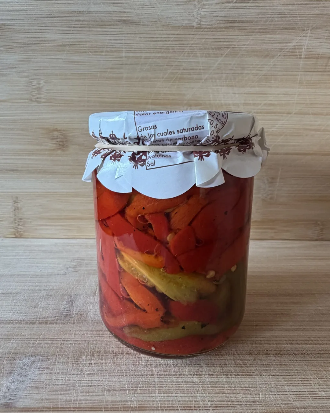 Pimientos dulces extra asados a leña — Conservas Osés