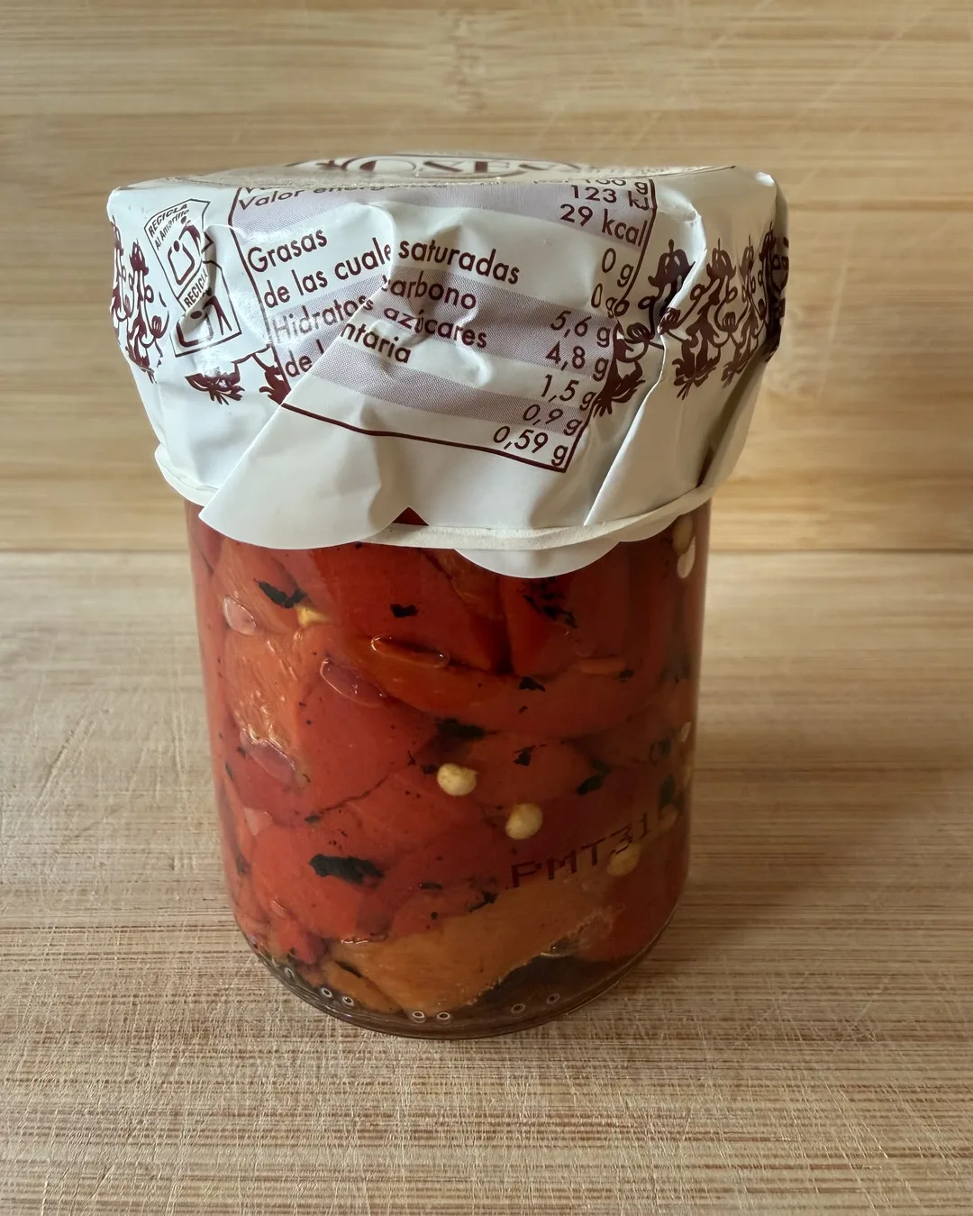 Pimientos dulces primera asados a leña — Conservas Osés